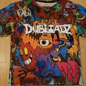 Dubloadz Ghosts All Over T-Shirt